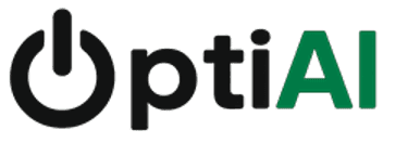 Logo da OptiAI, parceira tecnológica da REMO
